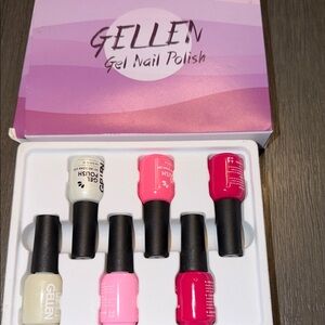 Gellen Gel Polish Set - Pink and White Shades